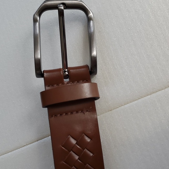 Flag Ltd. Leather Belt Size 42 Brown Belt Made in Brazil - Picture 7 of 8